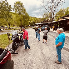 2024_04_0200 First arrivals for the 2024 TTD, Iron Horse Motorcycle Lodge, Stecoah, North Carolina, April 2024