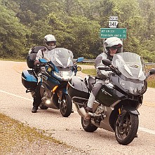 2024_05_0322 Rest break after riding Push Mountain, Harriet, Arkansas, May 2024