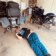 2024_05_0466 Bike Maintenance at Jim's, Chino, Arizona, May 2024