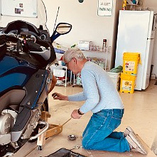 2024_05_0467 Bike Maintenance at Jim's, Chino, Arizona, May 2024