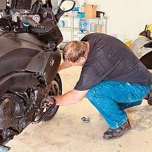 2024_05_0468 Bike Maintenance at Jim's, Chino, Arizona, May 2024