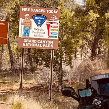 2024_05_0481 Entering Grand Canyon, National Park, Arizona, May 2024