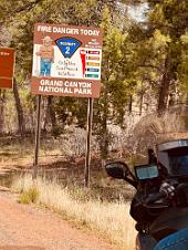 2024_05_0481 Entering Grand Canyon, National Park, Arizona, May 2024